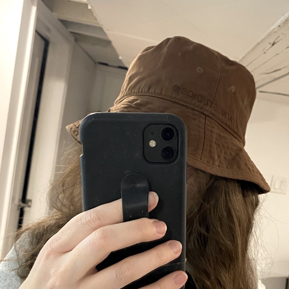COPY - ACNE studios brown cotton bucket hat, size L/XL